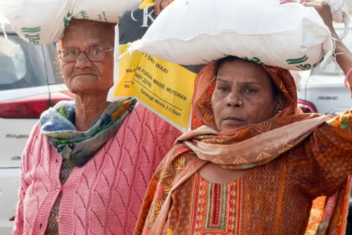 25 March, Mukerian, Punjab_ Shri Radhe Maa Distributes Ration Kits To Five Thousand Needy People